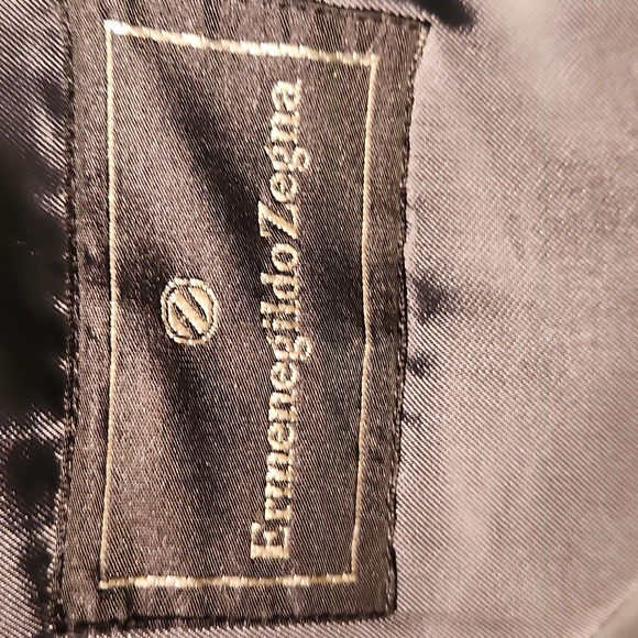 Ermenegildo Zegna Olive Green Wool and Cashmere Blazer, Saks Fifth Avenue - Picture 2 of 4